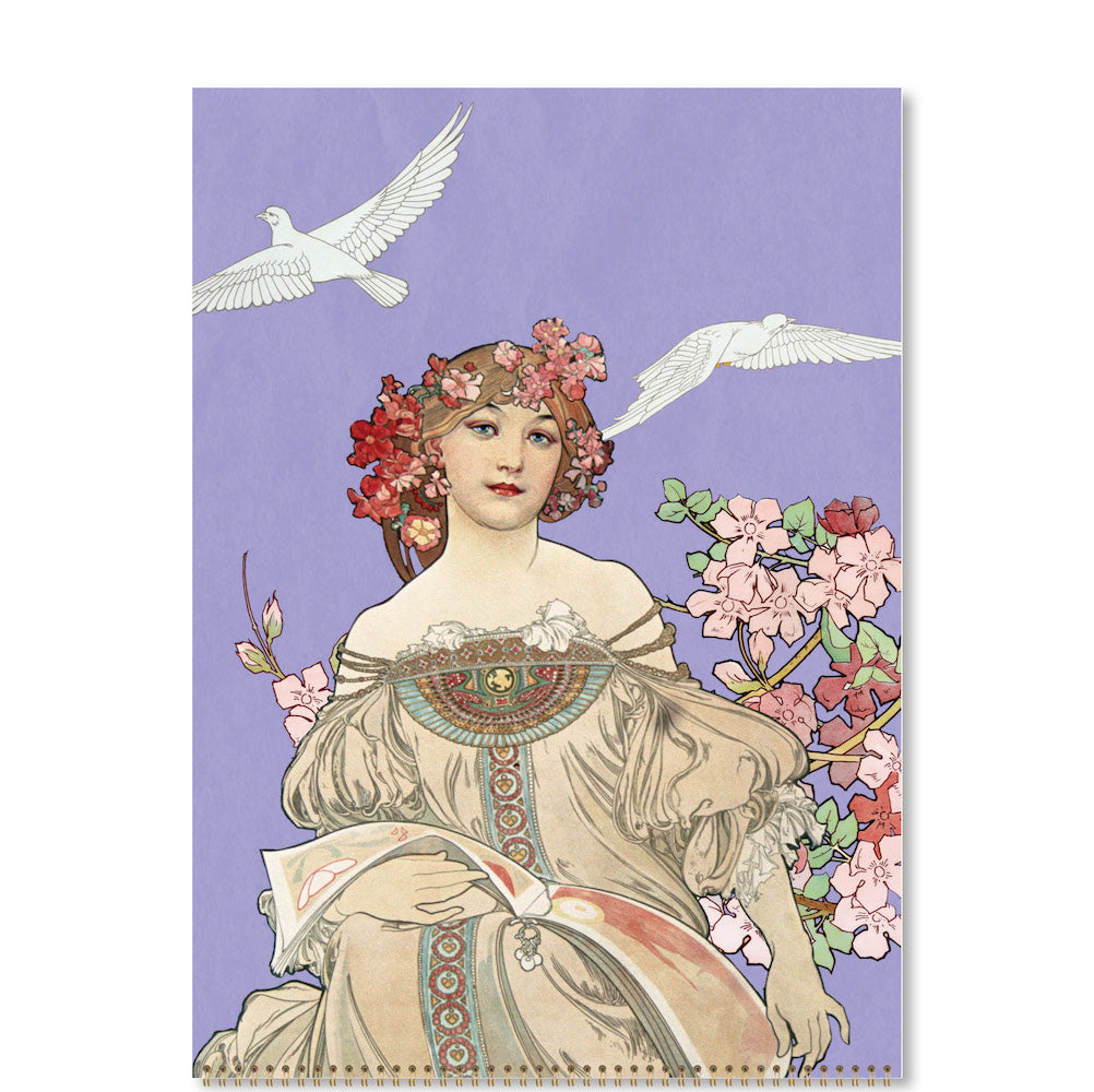 2025 Alphonse Mucha Deluxe Wall Calendar