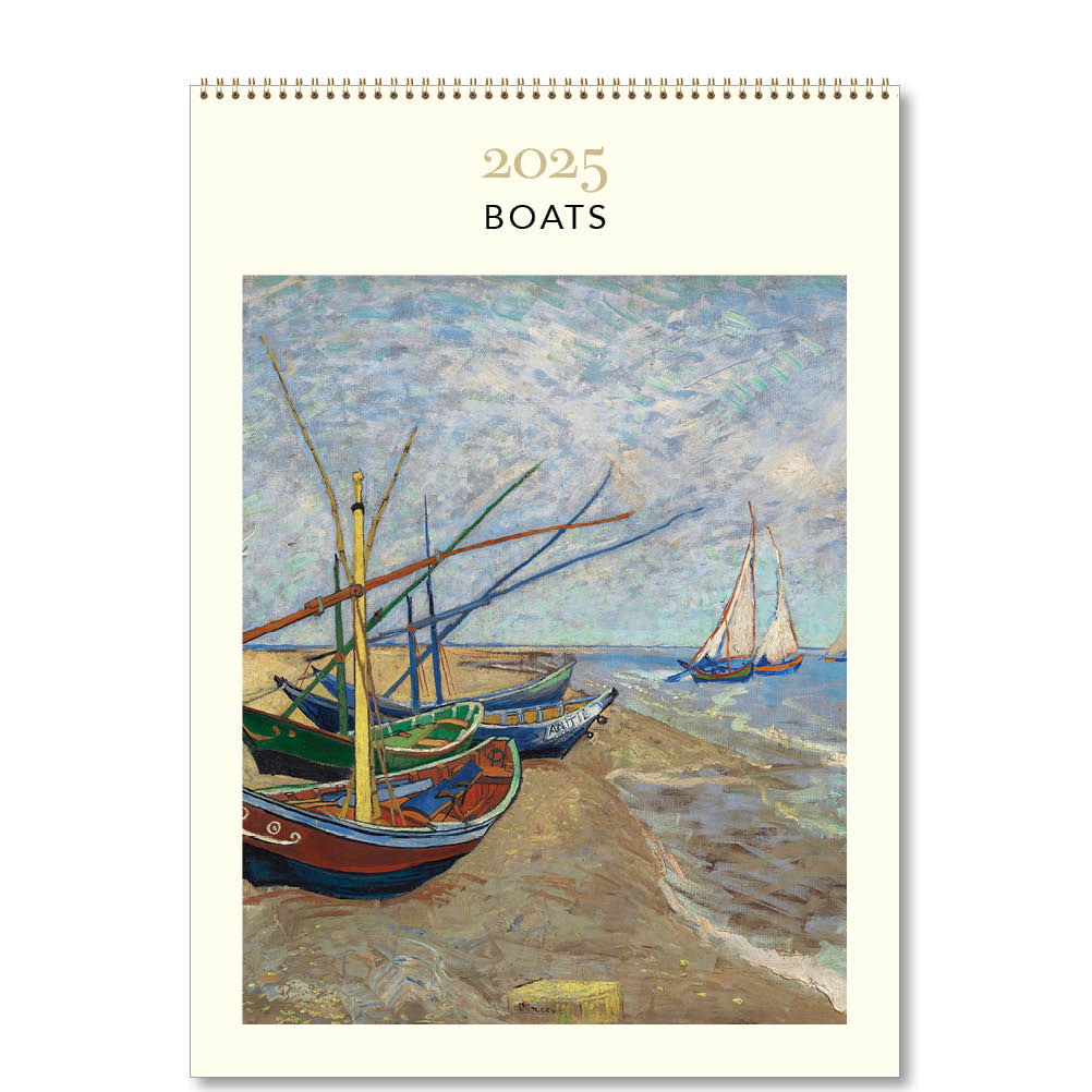 2025 Boats - Deluxe Wall Calendar