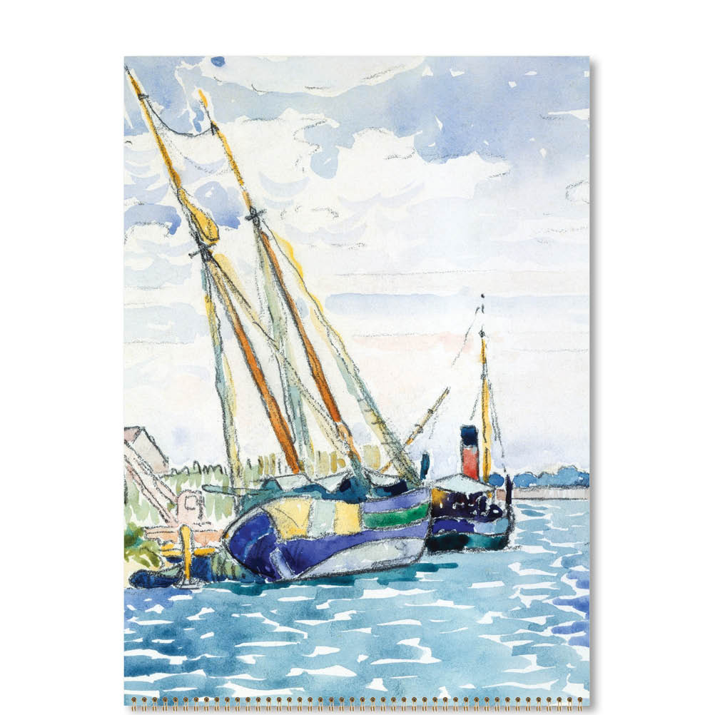 2025 Boats - Deluxe Wall Calendar