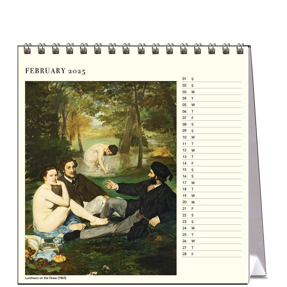 2025 Edouard Manet - Desk Easel Calendar