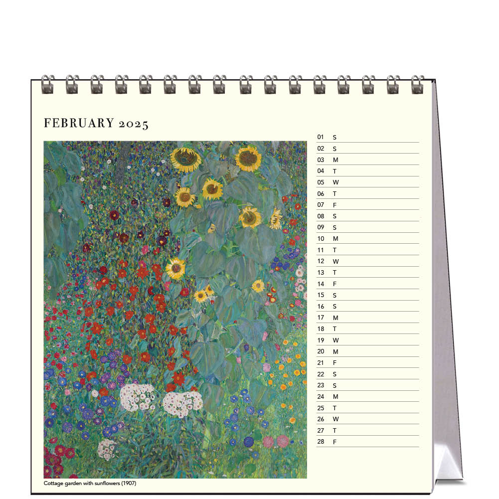 2025 Gustav Klimt - Desk Easel Calendar