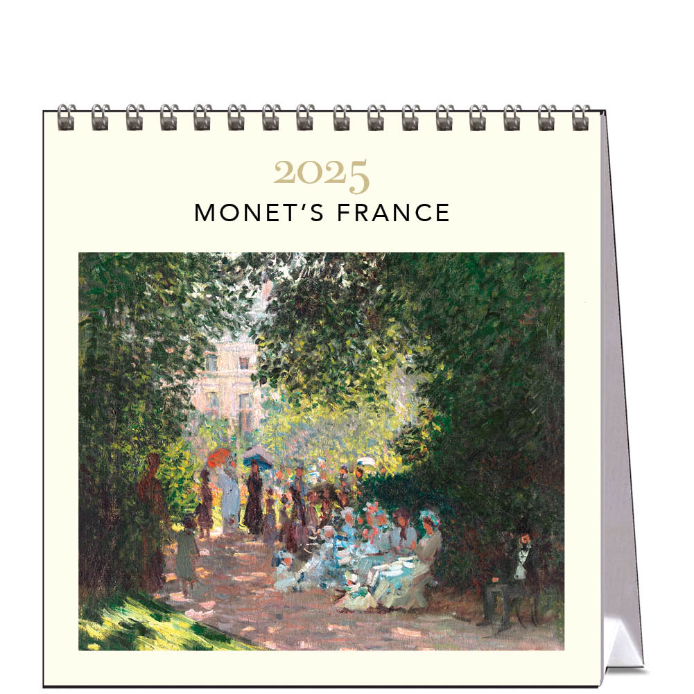 2025 Monet's France - Desk Easel Calendar