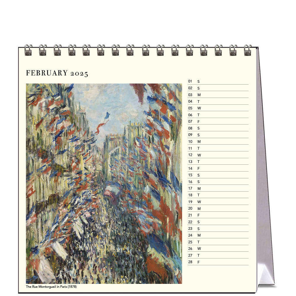 2025 Monet's France - Desk Easel Calendar