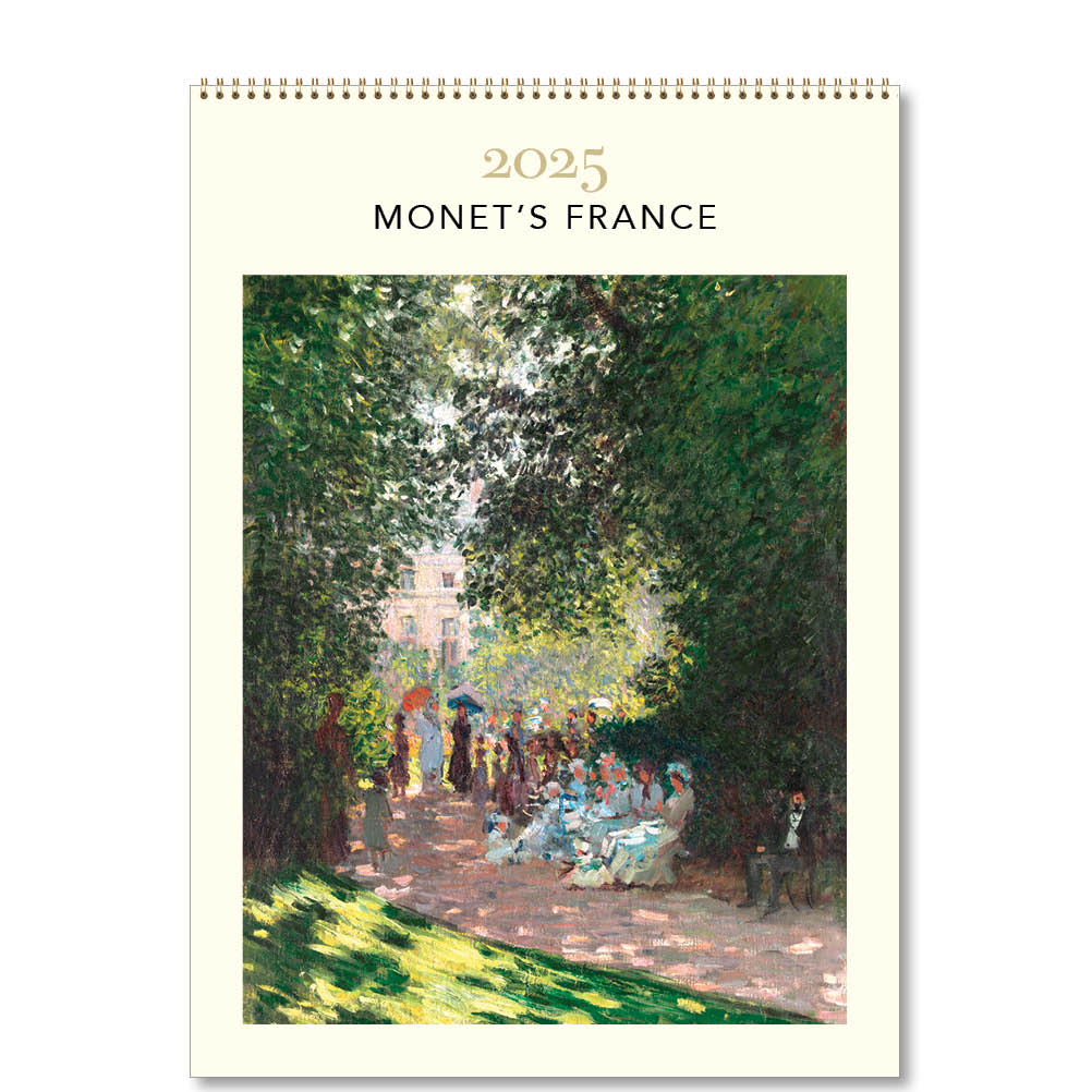 2025 Monet's France - Deluxe Wall Calendar