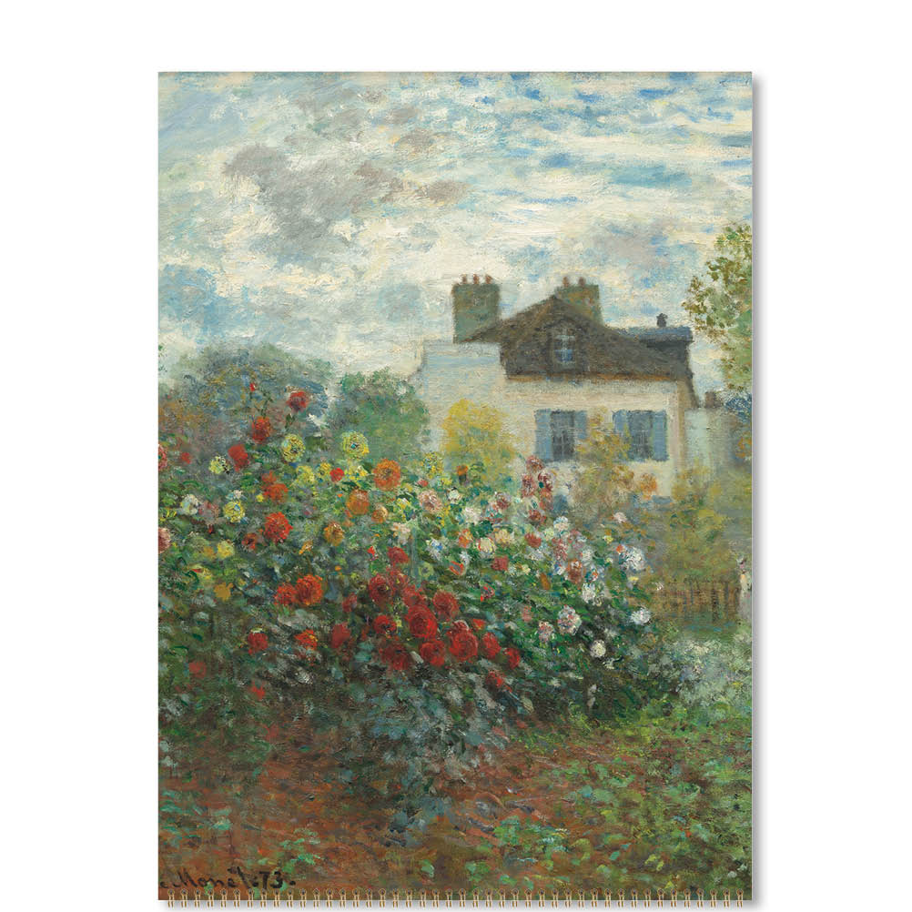 2025 Monet's Gardens - Deluxe Wall Calendar