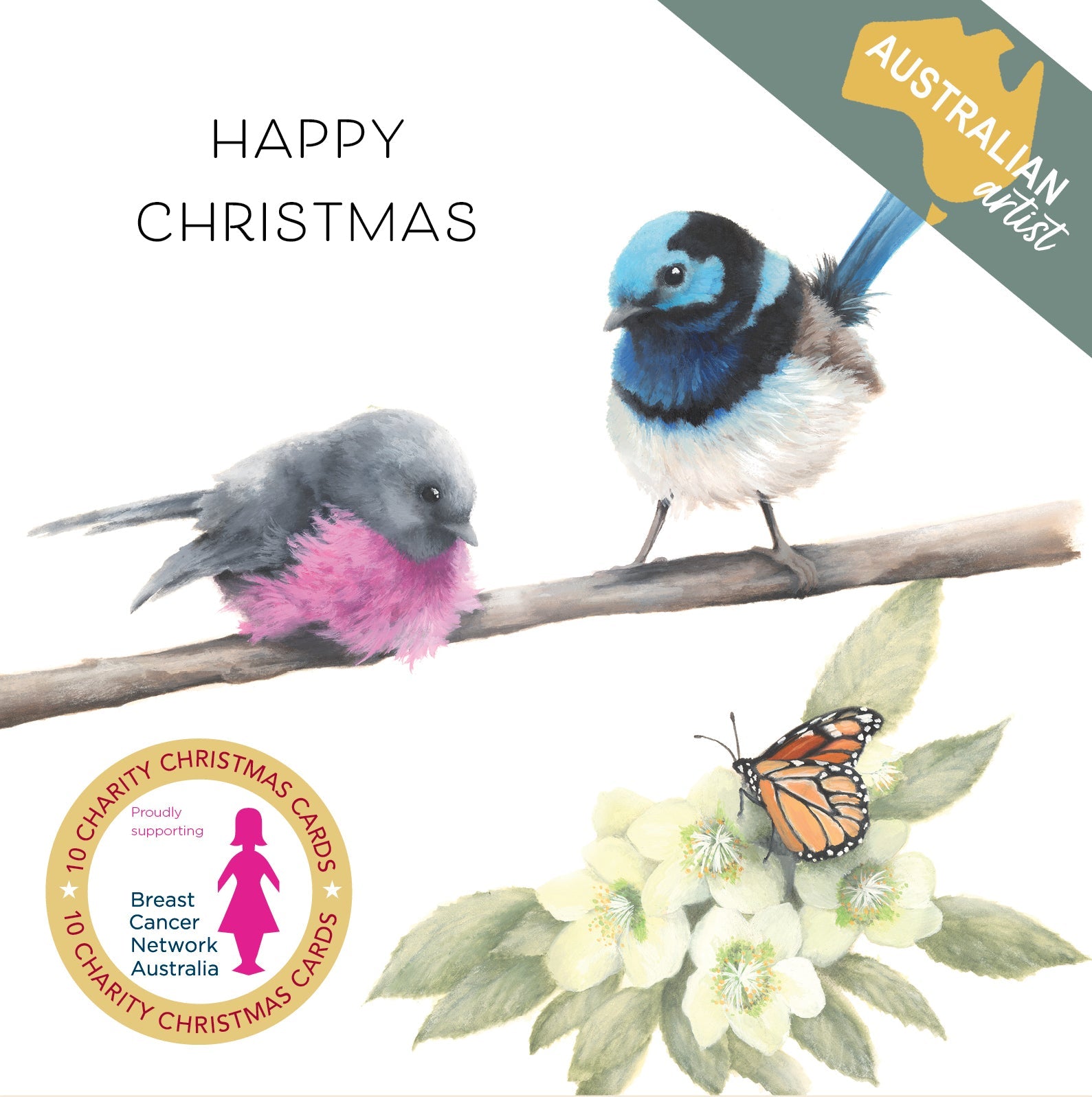 BCNA - Christmas Friends - 10 Charity Christmas Cards Pack