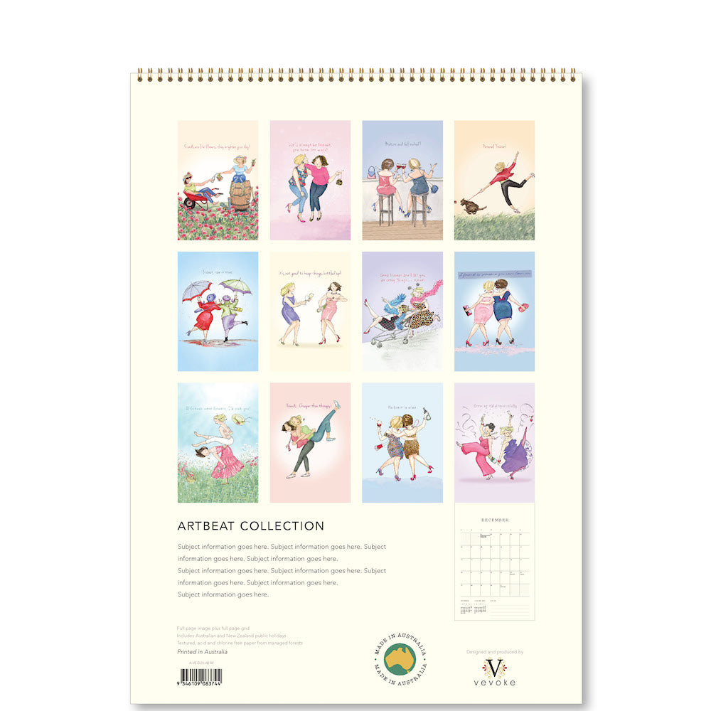 2026 Artbeat - Deluxe Wall Calendar