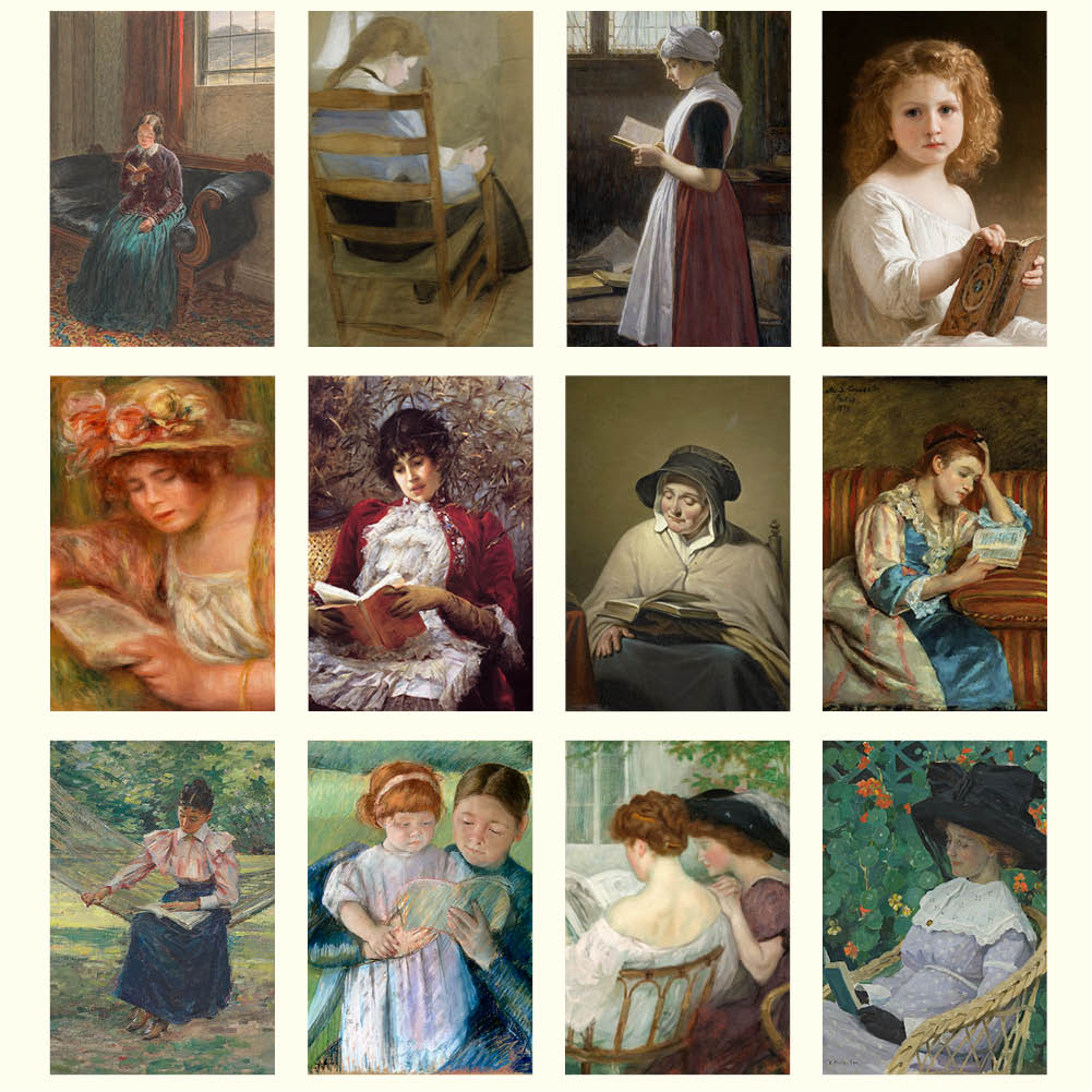 2026 The Reading Woman - Desk Easel Calendar