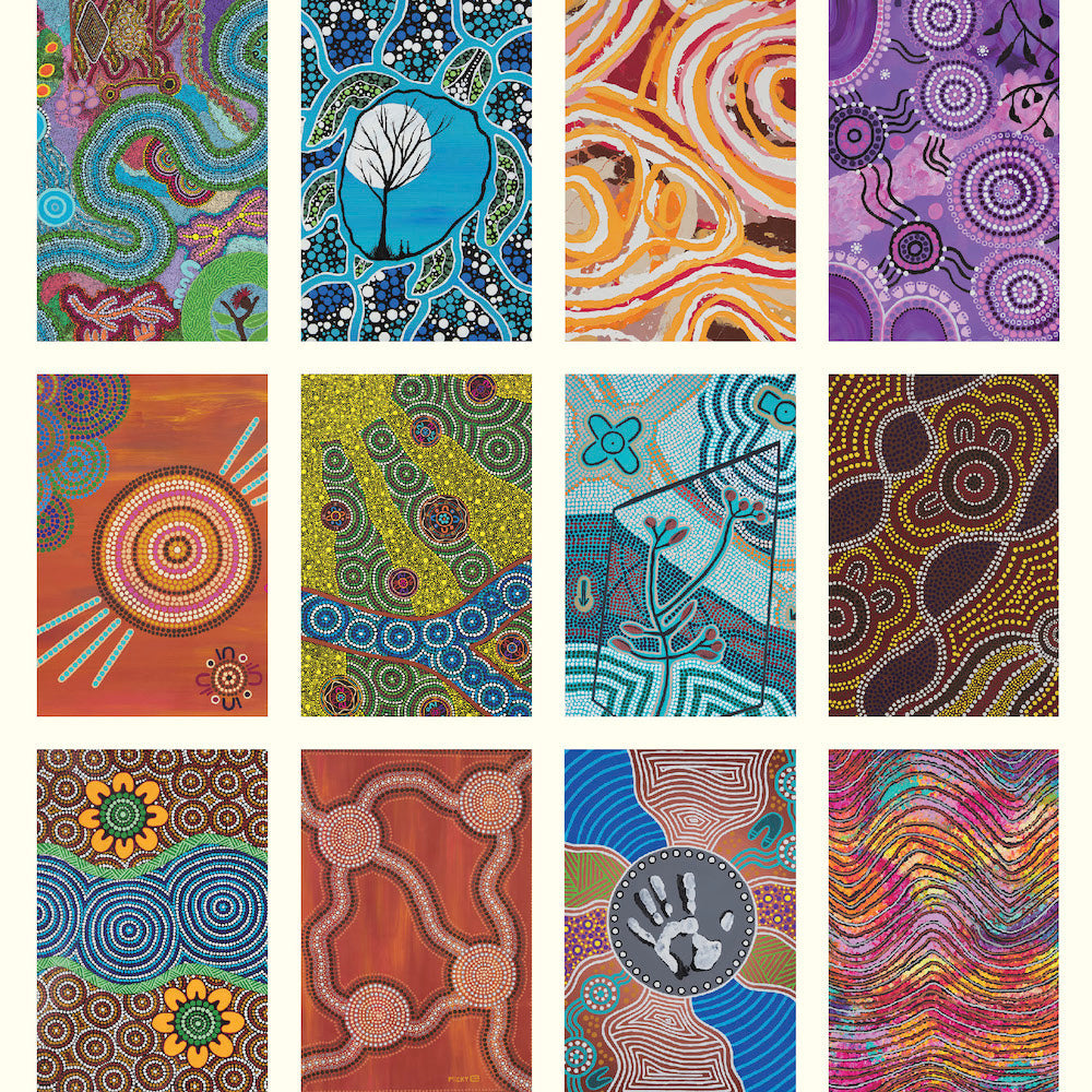 2026 Aboriginal Art - Desk Easel Calendar
