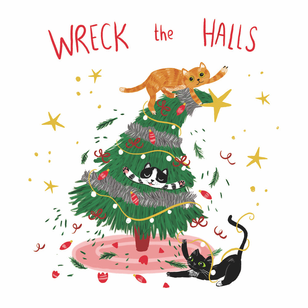 CMRI - Wreck The Halls - 10 Charity Christmas Cards Pack