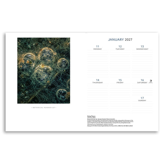Australian Geographic Nature Photographer of the Year Diary 2027 internal feature page