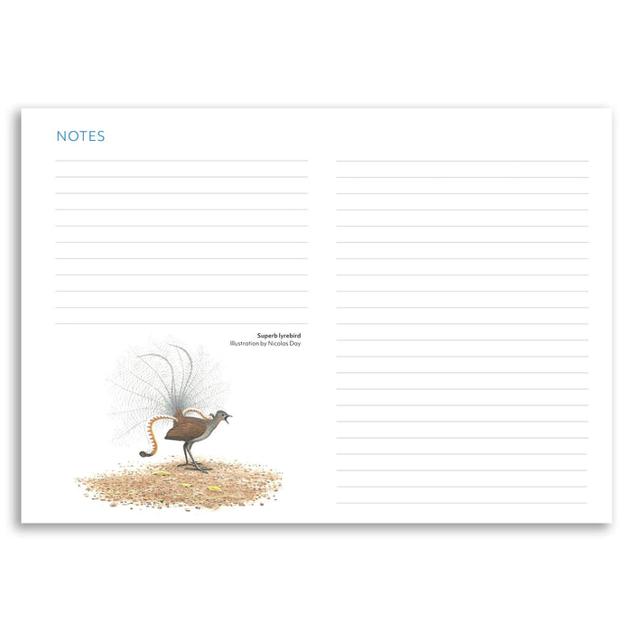 Australian Geographic Hardback Cloth Diary 2027 notes page
