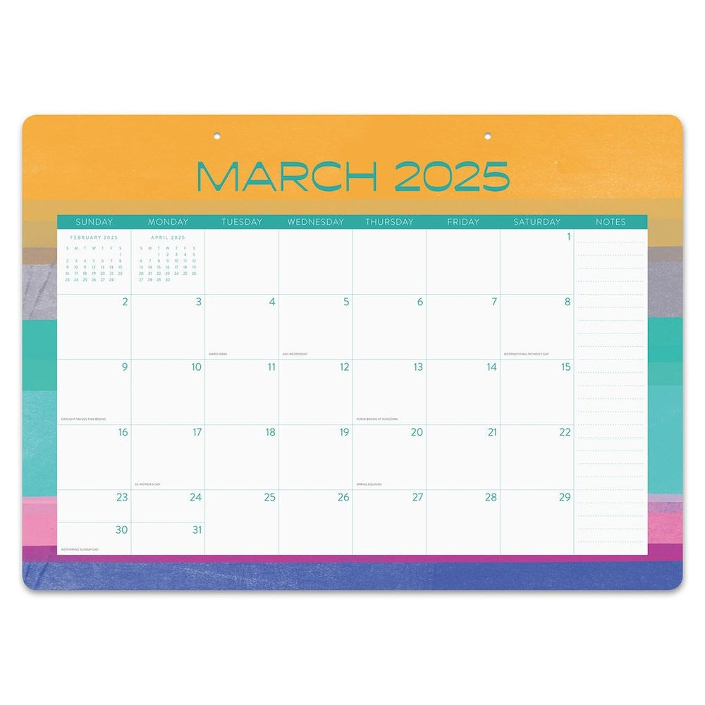 2025 Color Theory - Decorative Desk Blotter Calendar