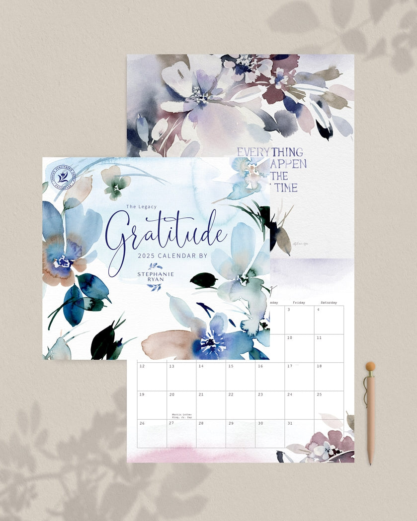 2025 Legacy Gratitude - Deluxe Wall Calendar