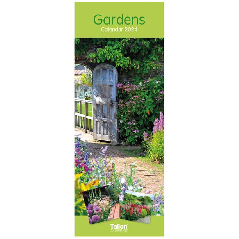 2024 Gardens Super - Slim Wall Calendar  SOLD OUT