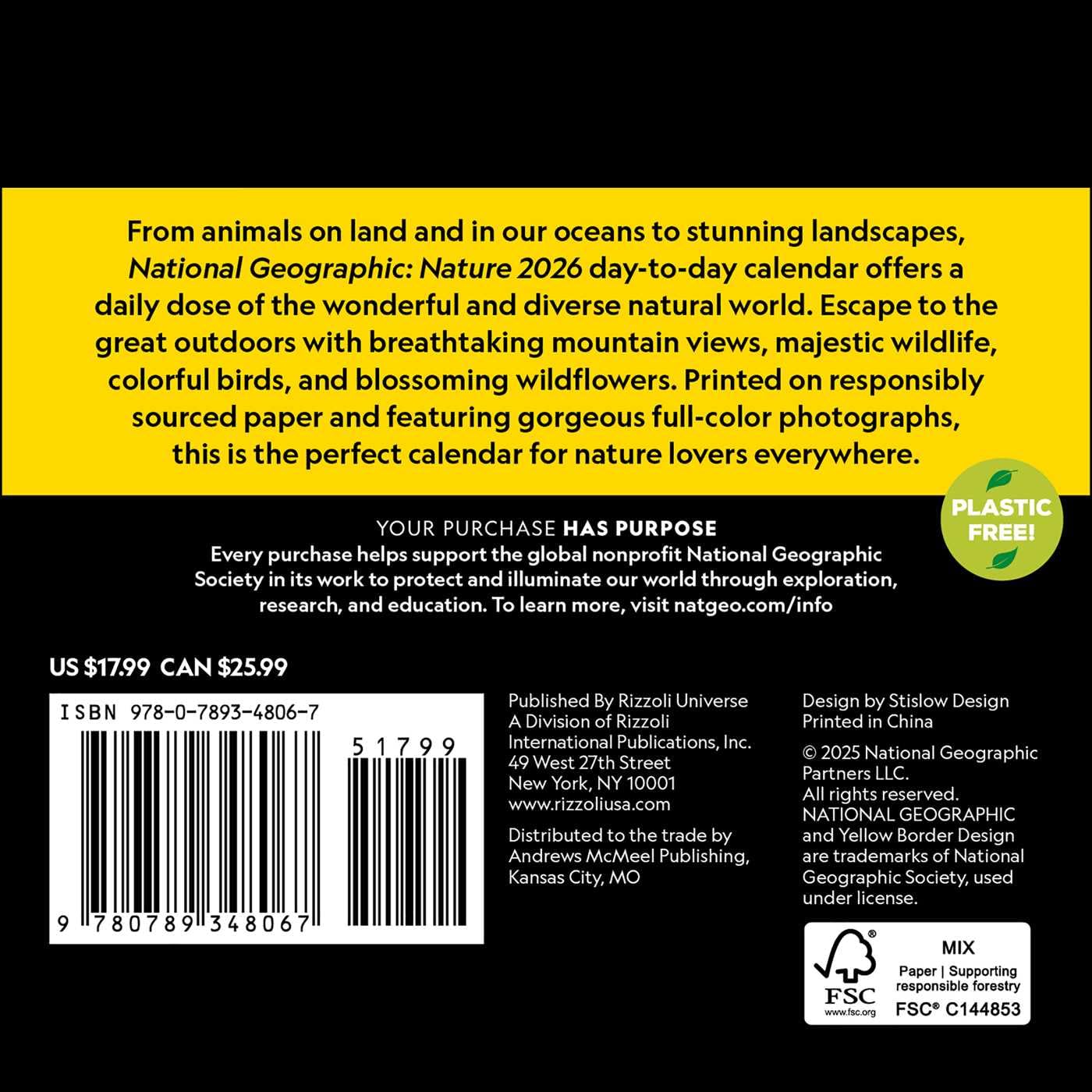 2026 Nature: National Geographic - Boxed Page-A-Day