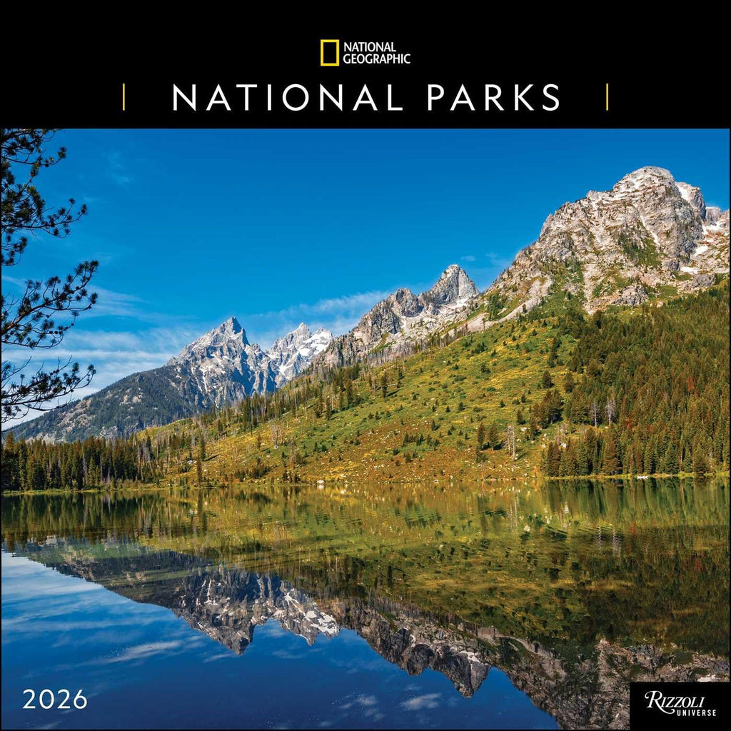 2026 National Parks National Geographic Square Wall Calendar