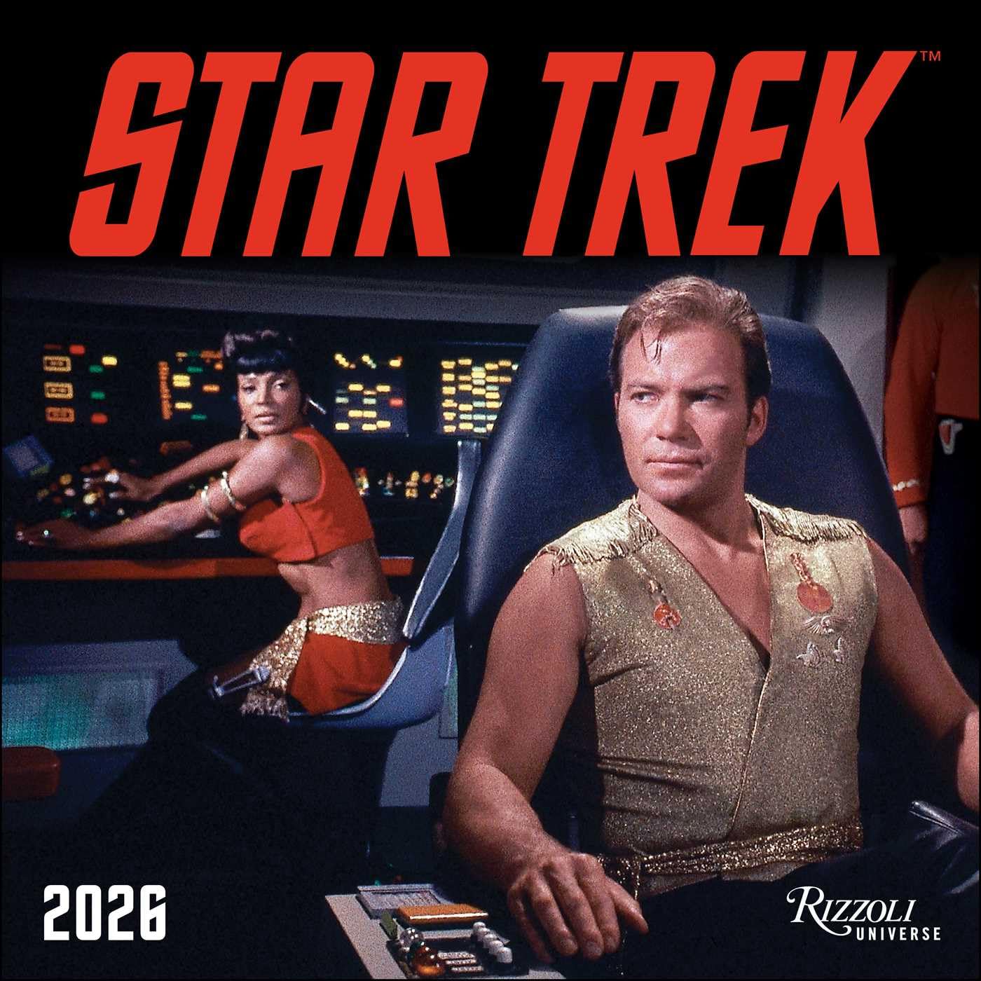 2026 Star Trek The Original Series Square Wall Calendar