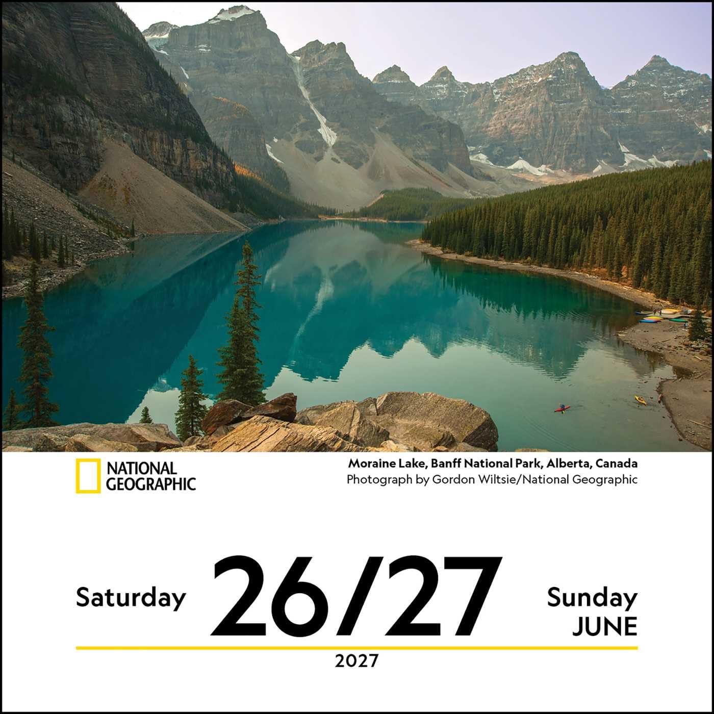2027 Nature: Nat Geo - Daily Boxed Page-A-Day Calendar