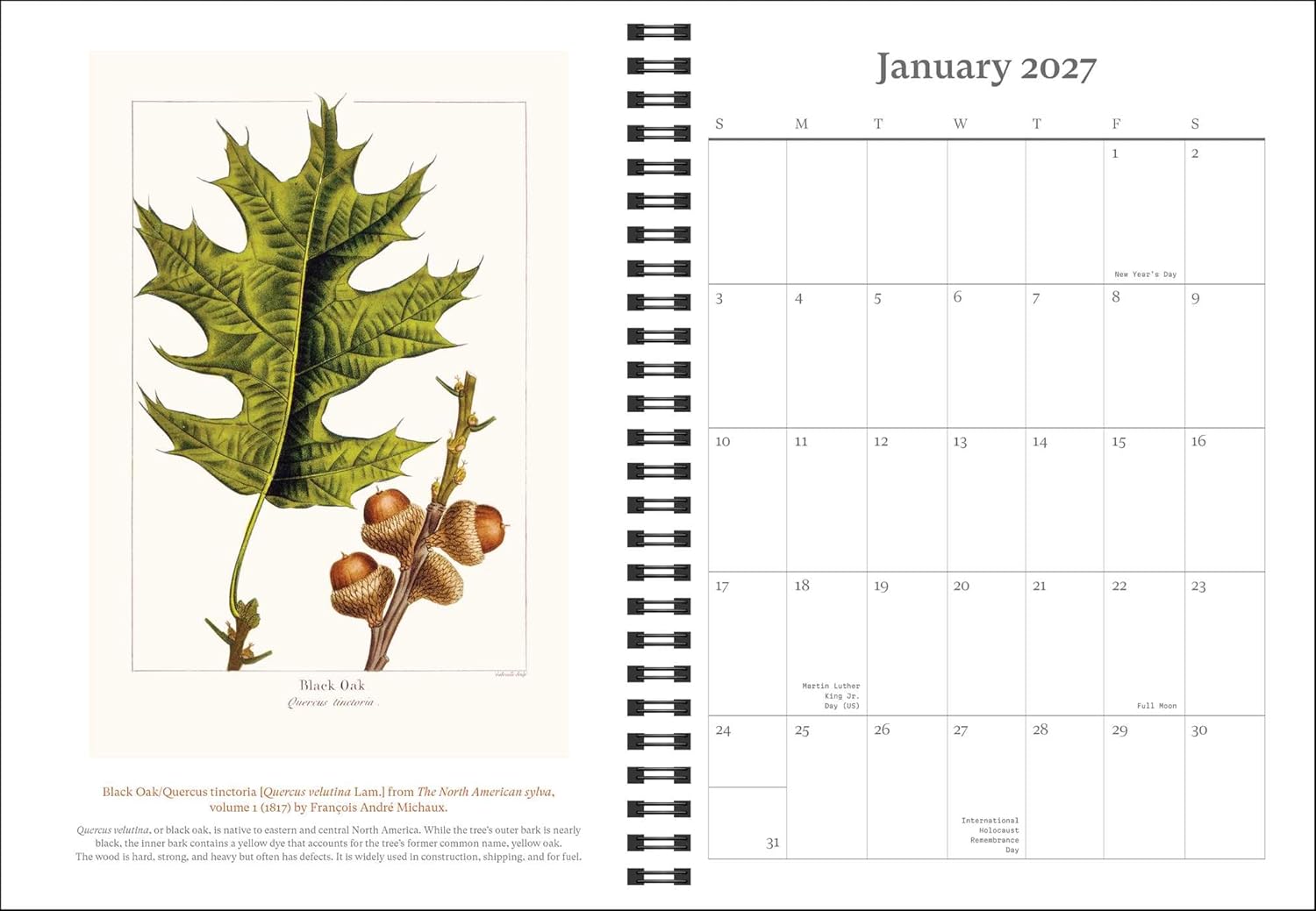 2027 New York Botanical Garden - Weekly and Monthly Diary/Planner