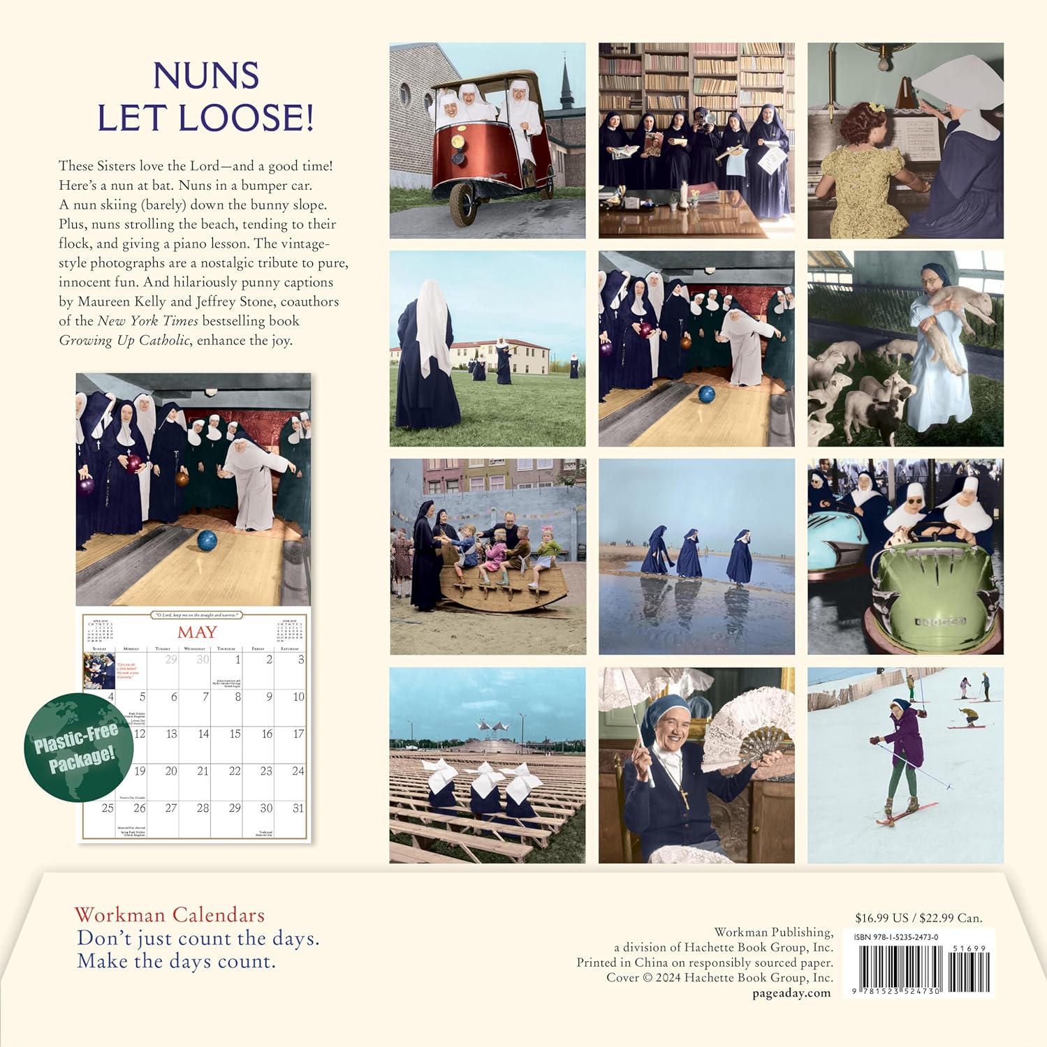 2025 Nuns Having Fun - Square Wall Calendar