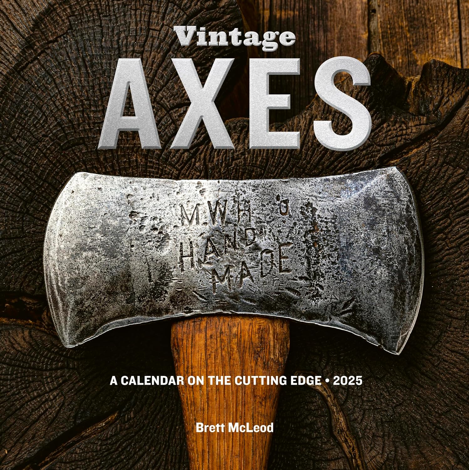 2025 Vintage Axes - Square Wall Calendar