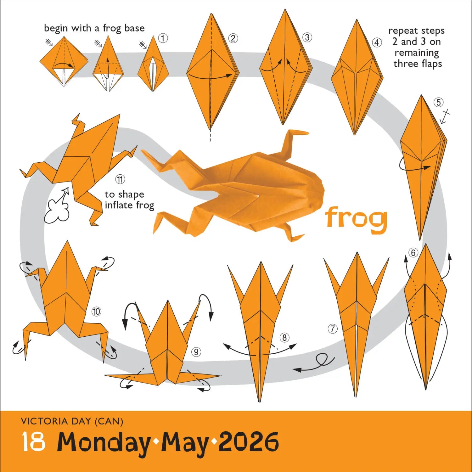 2026 Origami - Daily Boxed Page-A-Day Calendar
