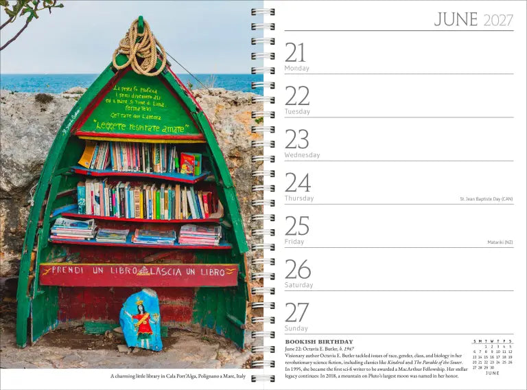 2027 Book Lover's Year Engagement - Weekly Diary/Planner