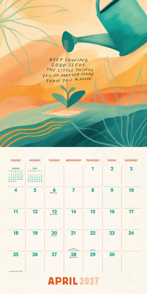 2027 Morgan Harper Nichols: Shine On, Anyway - Square Wall Calendar