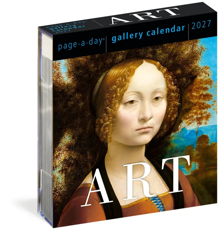 2027 Art Gallery - Daily Boxed Page-A-Day Calendar