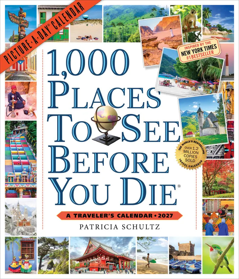 2027 1,000 Places to See Before You Die Picture-A-Day - Deluxe Wall Calendar