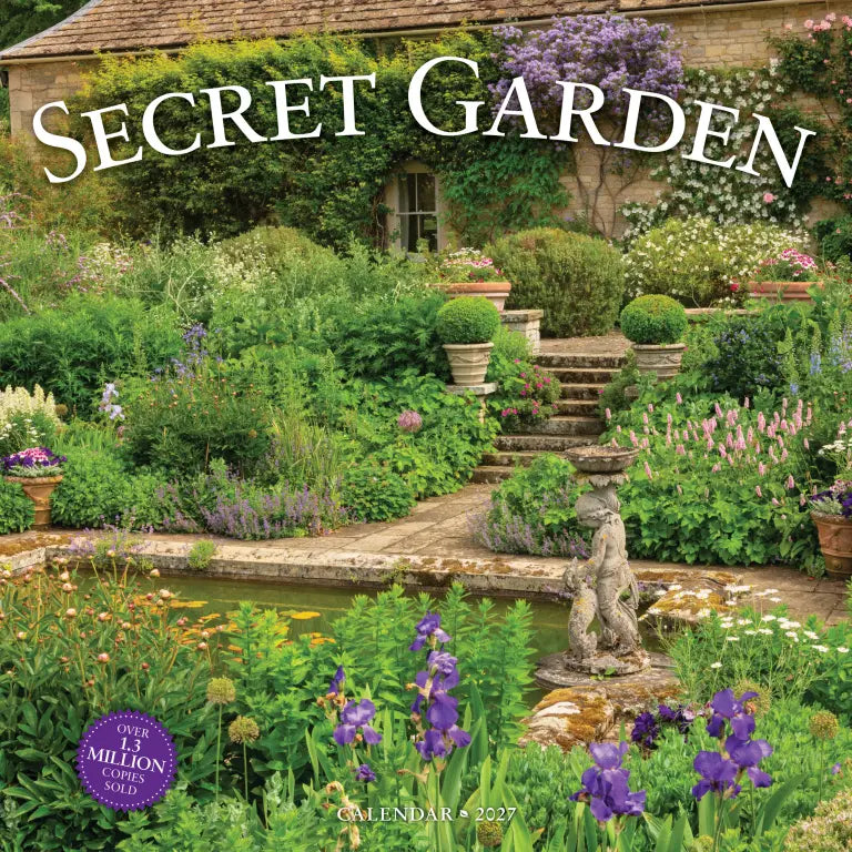 2027 Secret Garden - Square Wall Calendar