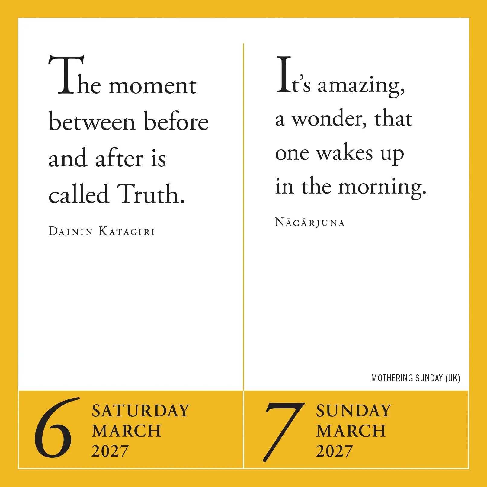 2027 Year of Zen - Daily Boxed Page-A-Day Calendar