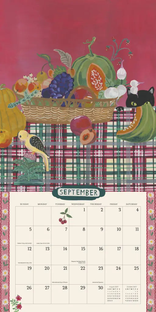 2027 World of Nathalie Lété - Square Wall Calendar