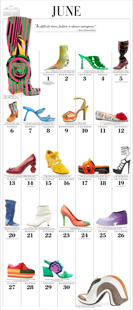 2027 365 Days of Shoes Picture-A-Day - Deluxe Wall Calendar