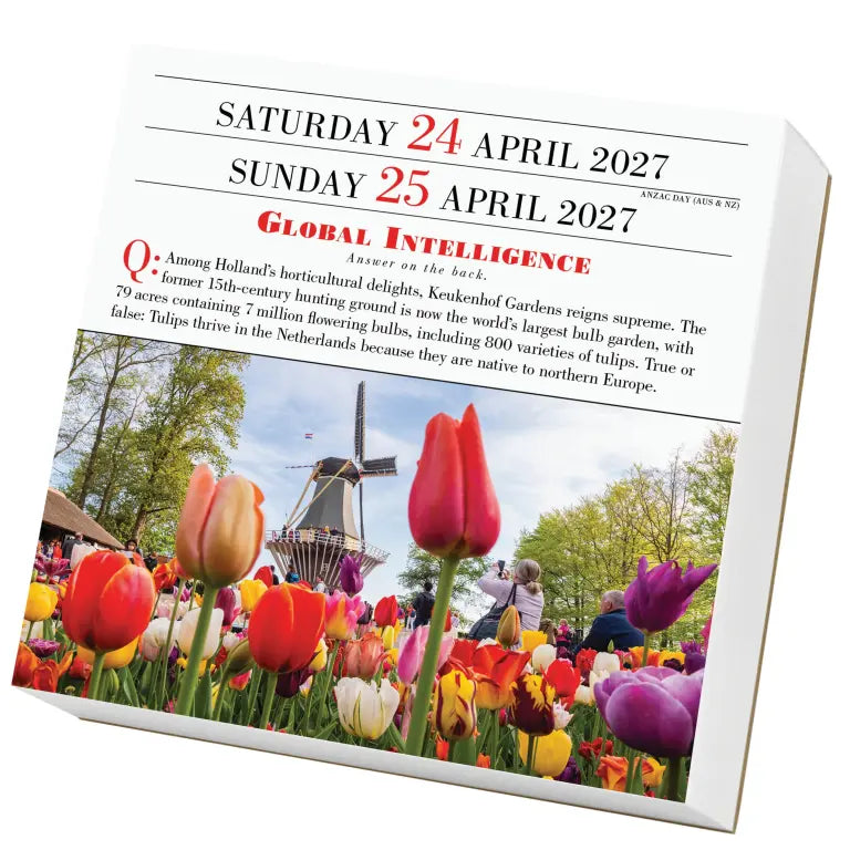 2027 1,000 Places to See Before You Die - Daily Boxed Page-A-Day Calendar