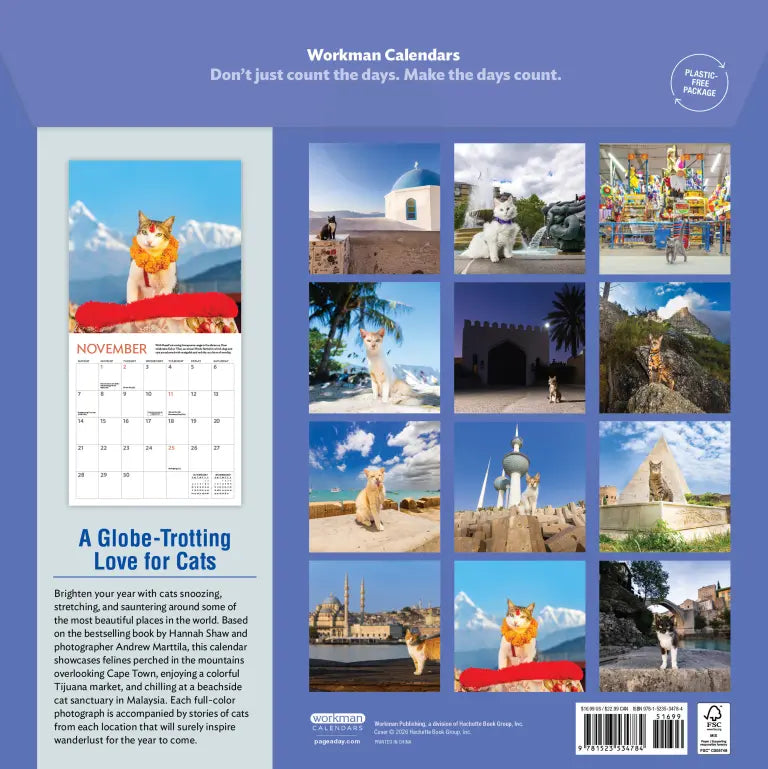 2027 Cats of the World - Square Wall Calendar