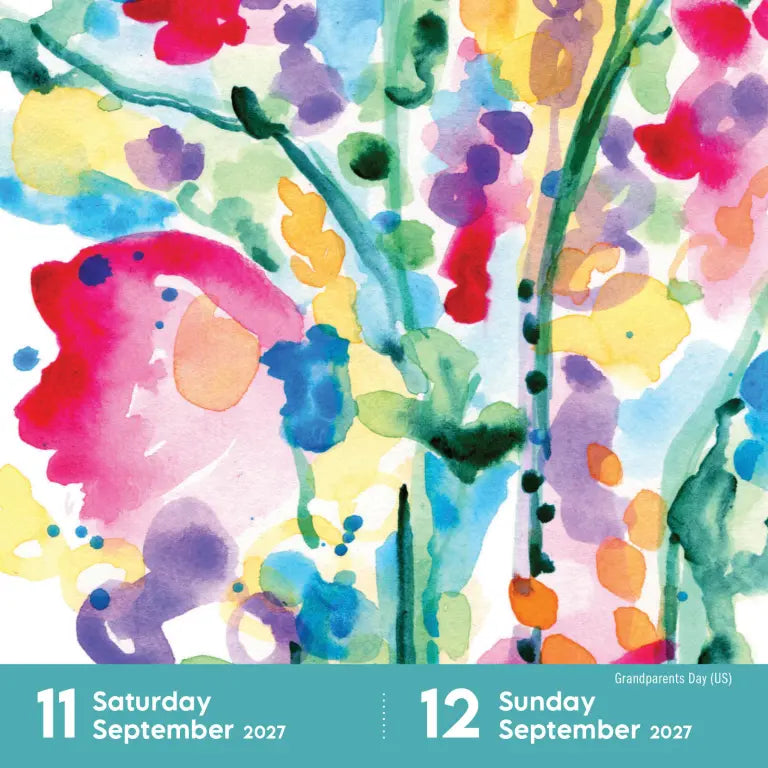 2027 Reverse Coloring - Daily Boxed Page-A-Day Calendar