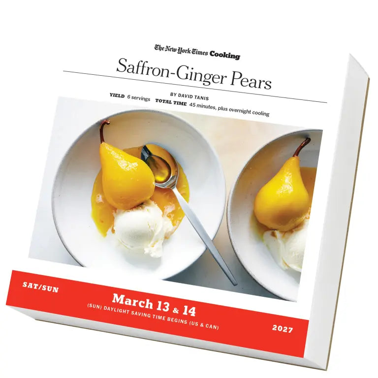 2027 New York Times Cooking - Daily Boxed Page-A-Day Calendar