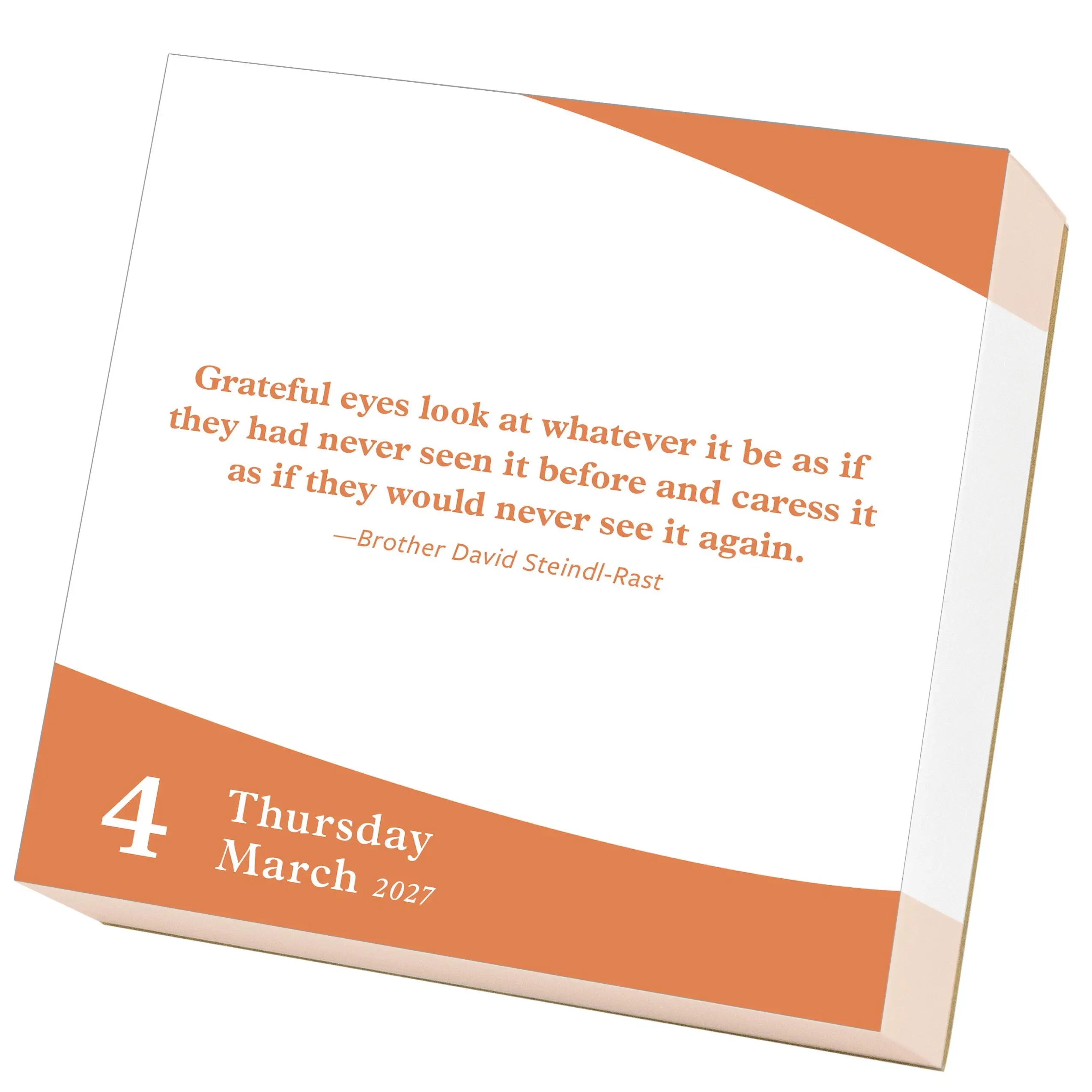 2027 Everyday Gratitude - Daily Boxed Page-A-Day Calendar