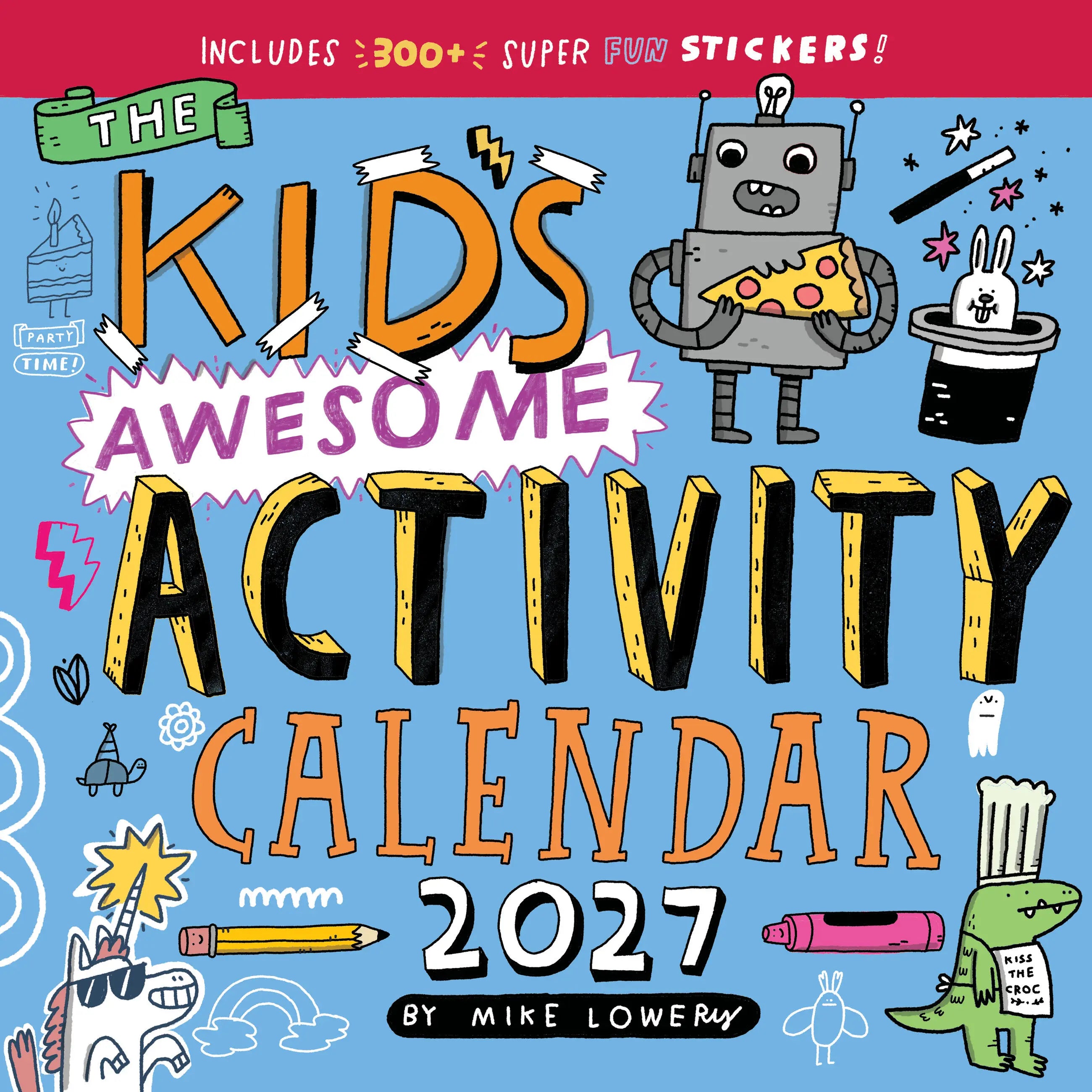 2027 Kid's Awesome Activity - Square Wall Calendar