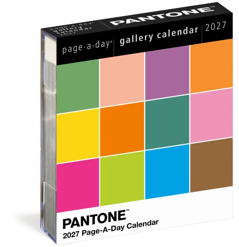 2027 Pantone Gallery - Daily Boxed Page-A-Day Calendar