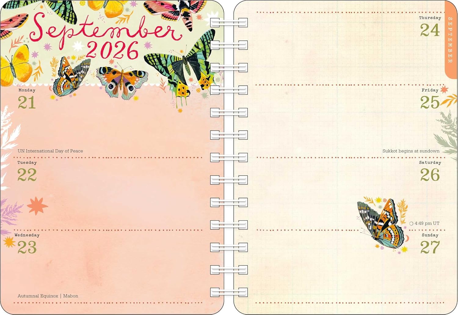 2026 Katie Daisy: Bloom & Grow - Monthly & Weekly Diary/Planner
