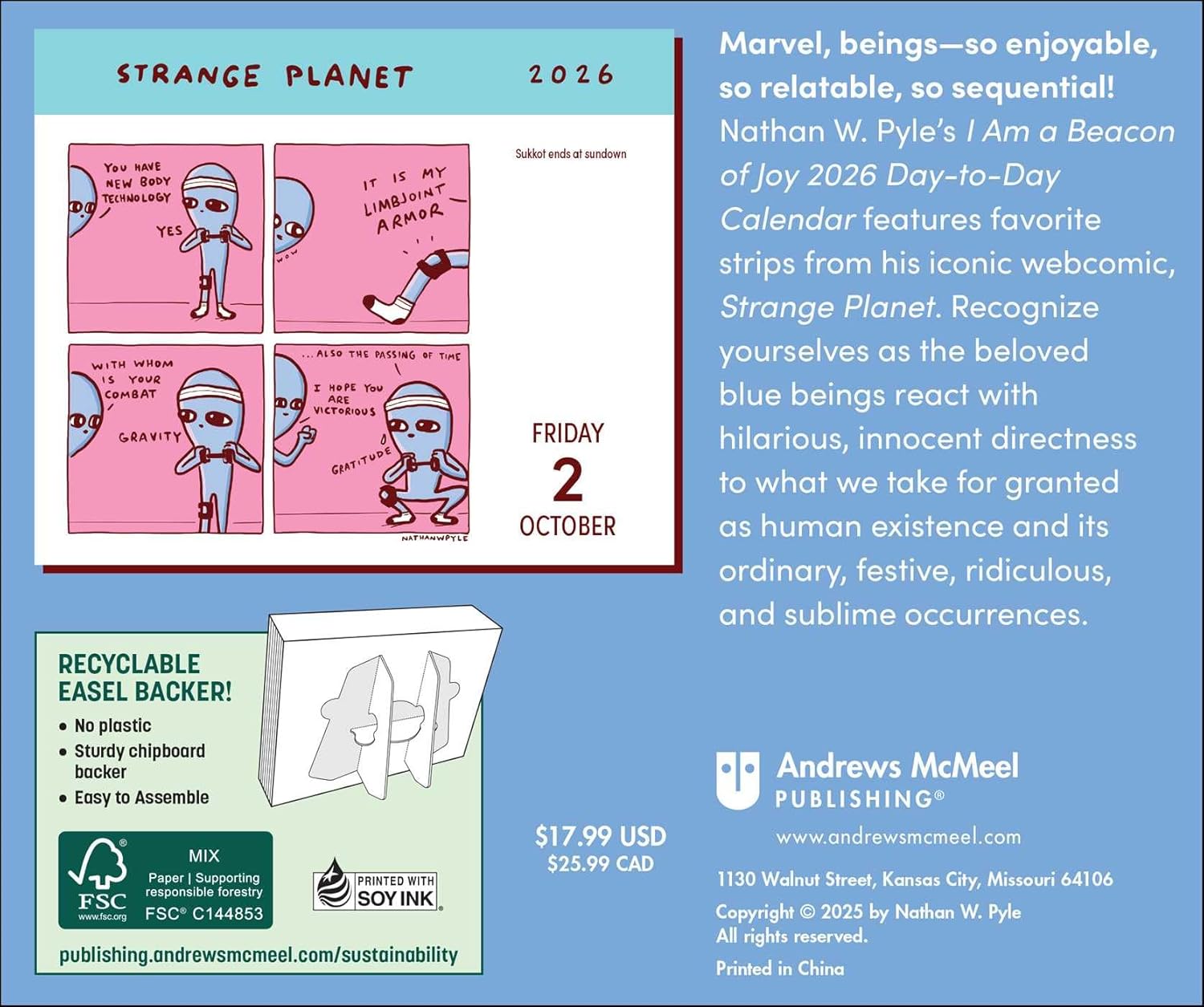 2026 Strange Planet - Boxed Page-A-Day