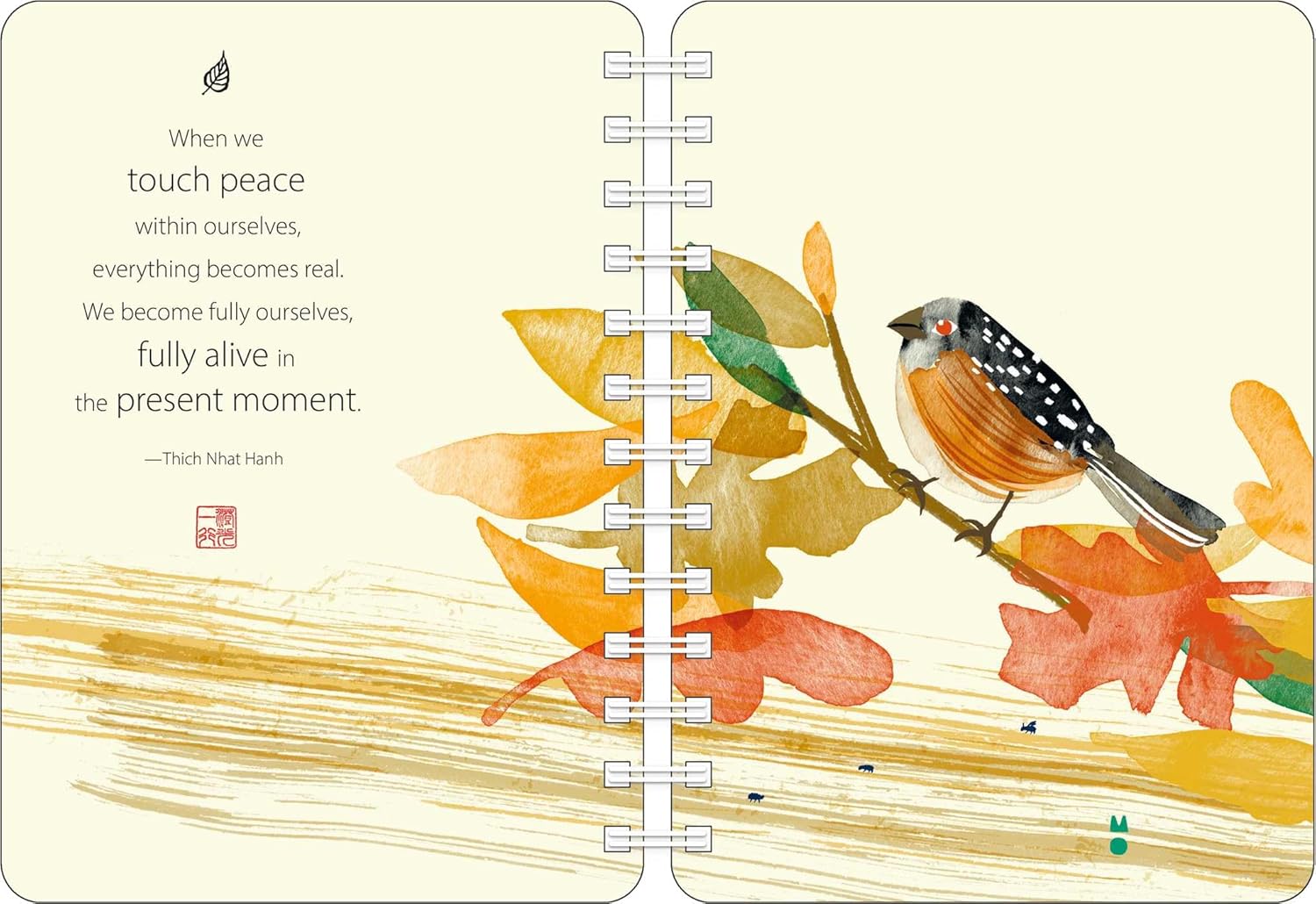 2026 Touching Peace: Thich Nhat Hanh - Monthly & Weekly Diary/Planner