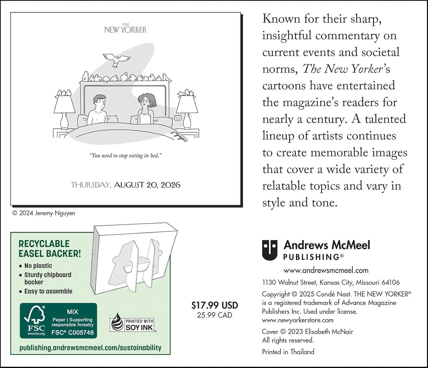 2026 Cartoons from the New Yorker - Boxed Page-A-Day