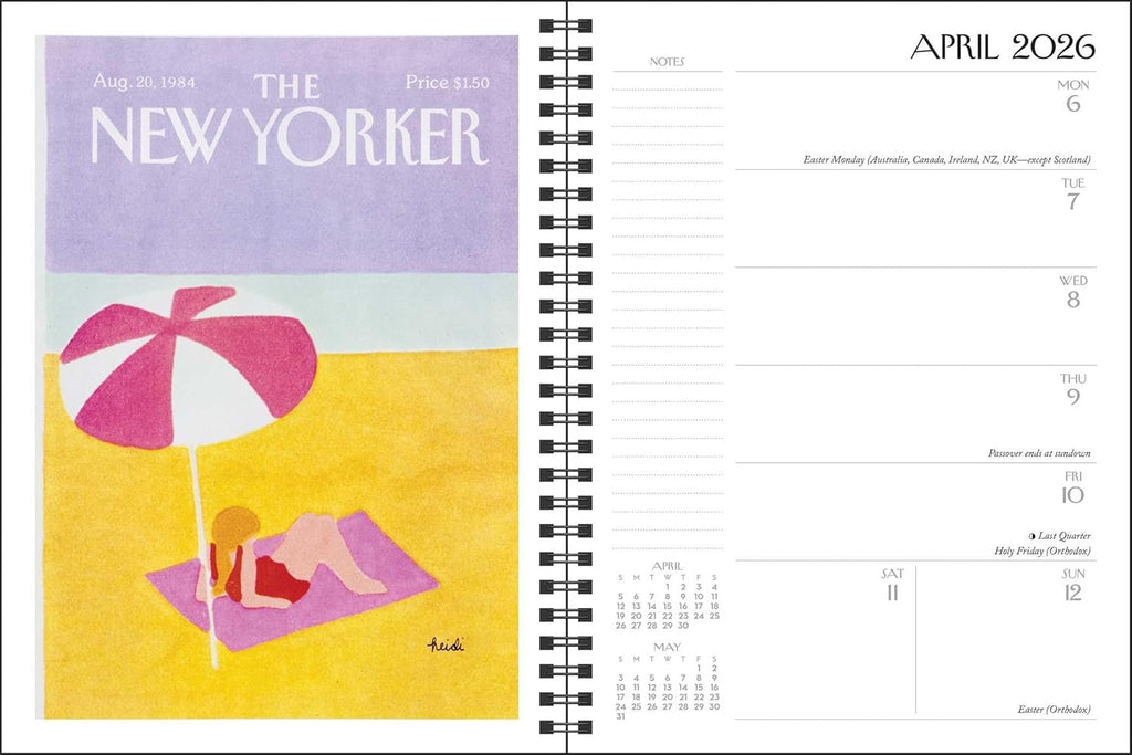 2026 New Yorker Magazine Monthly & Weekly Diary/Planner