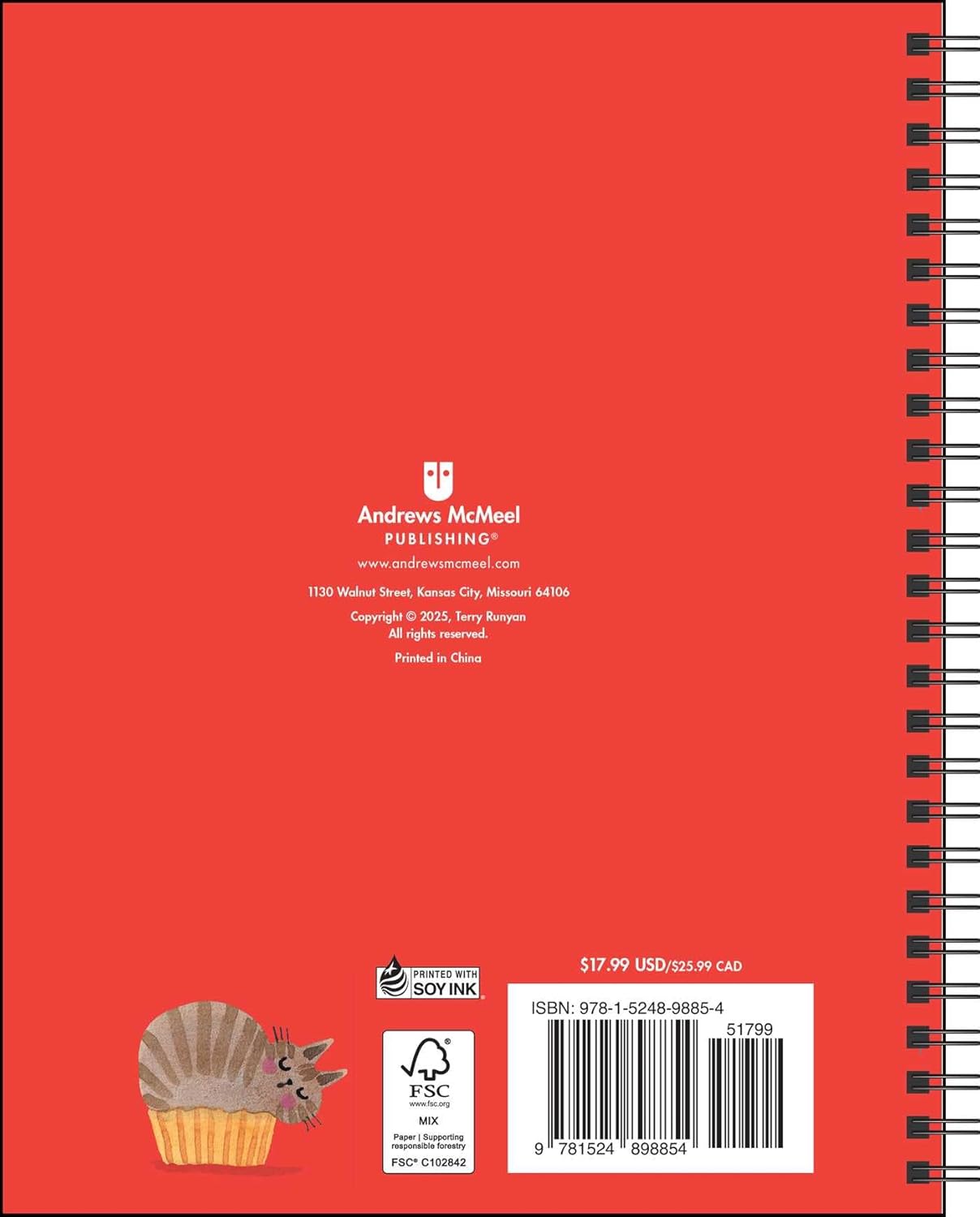 2026 Feline: Terry Runyan's Cats M/W Planner