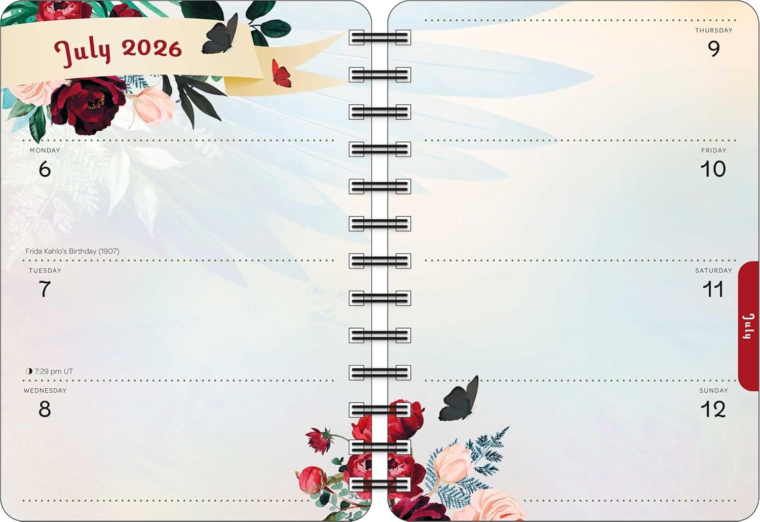 2026 For the Love of Frida - Monthly & Weekly Diary/Planner