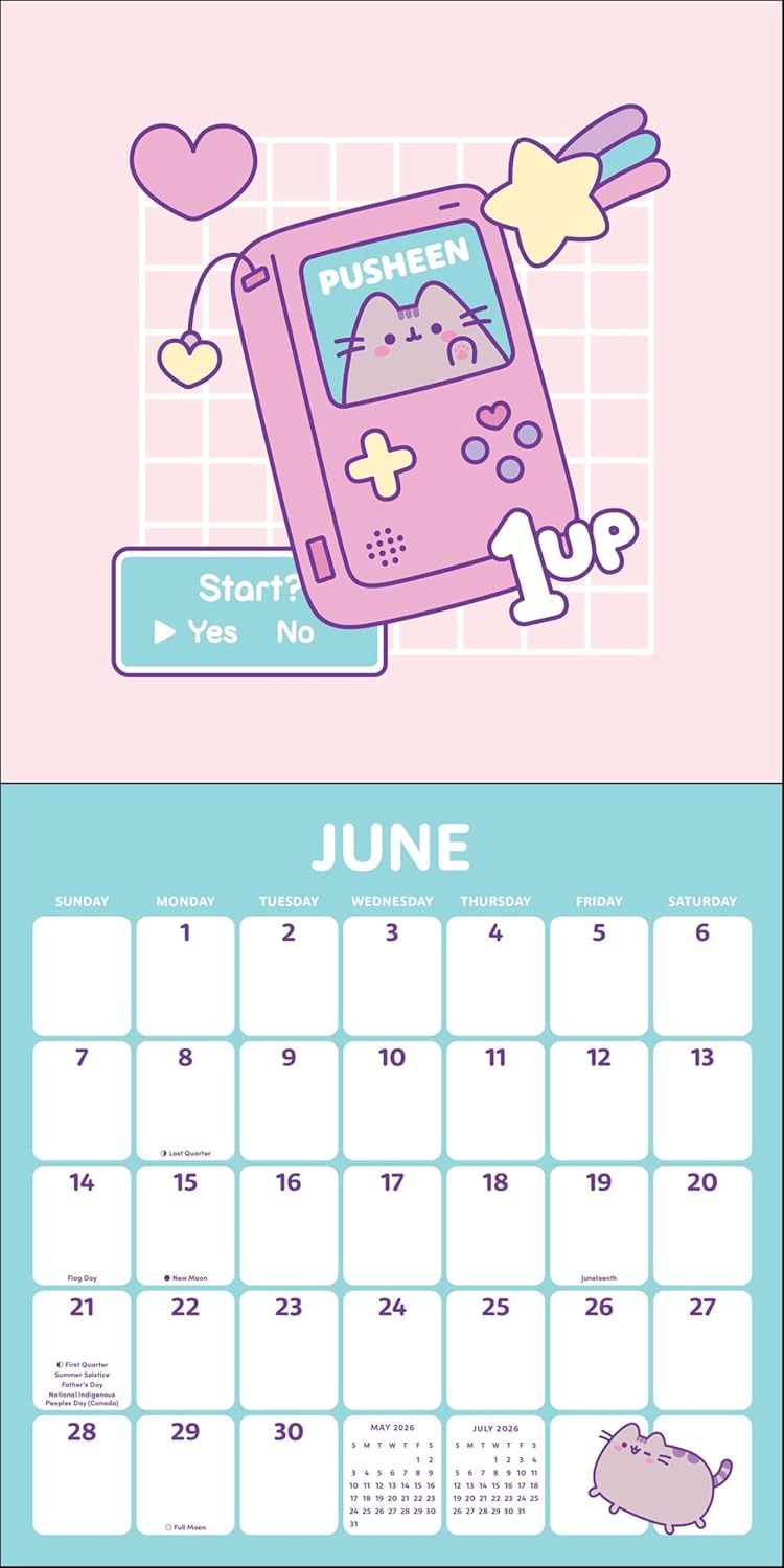 2026 Pusheen - Square Wall Calendar